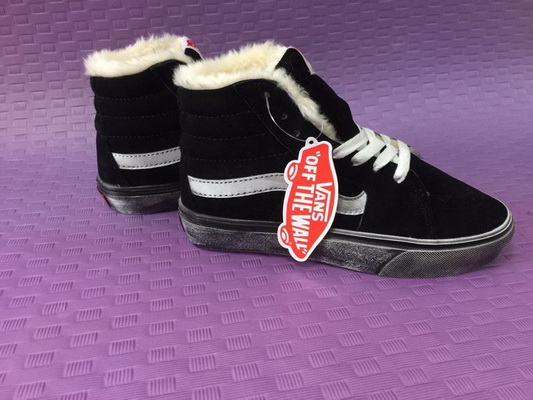 Vans High Top Shoes Lined with fur--035